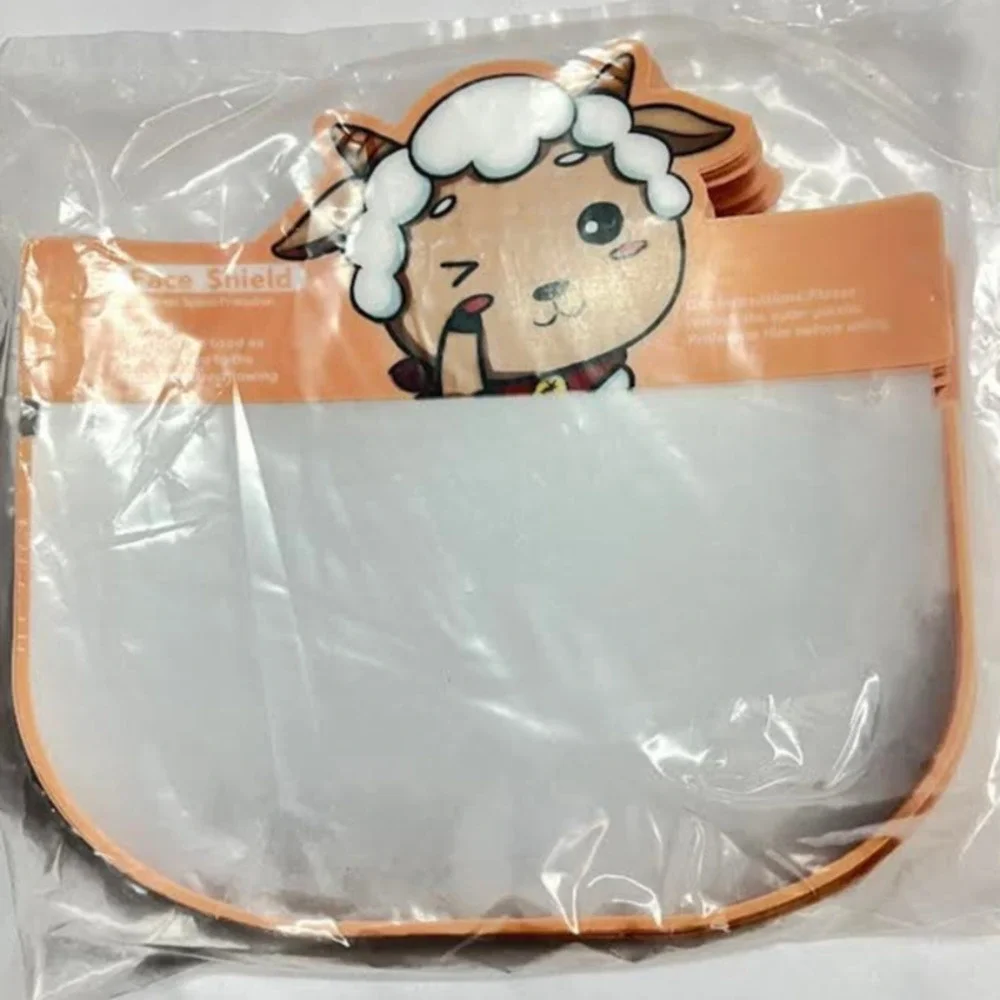 NEW! DIPOSABLE POTECTIVE KIDS‎ FACE SHIELD - 100 PC ORANGE
